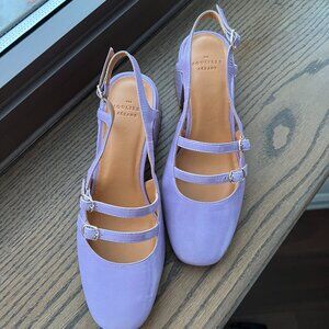 Sezane - Paula Babies Lilac Varnish size 8 - Brand new in box